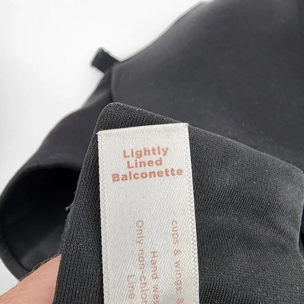 Cacique Black Underwire Full Coverage Lightly Lined Balconette Bra Size 38DDD